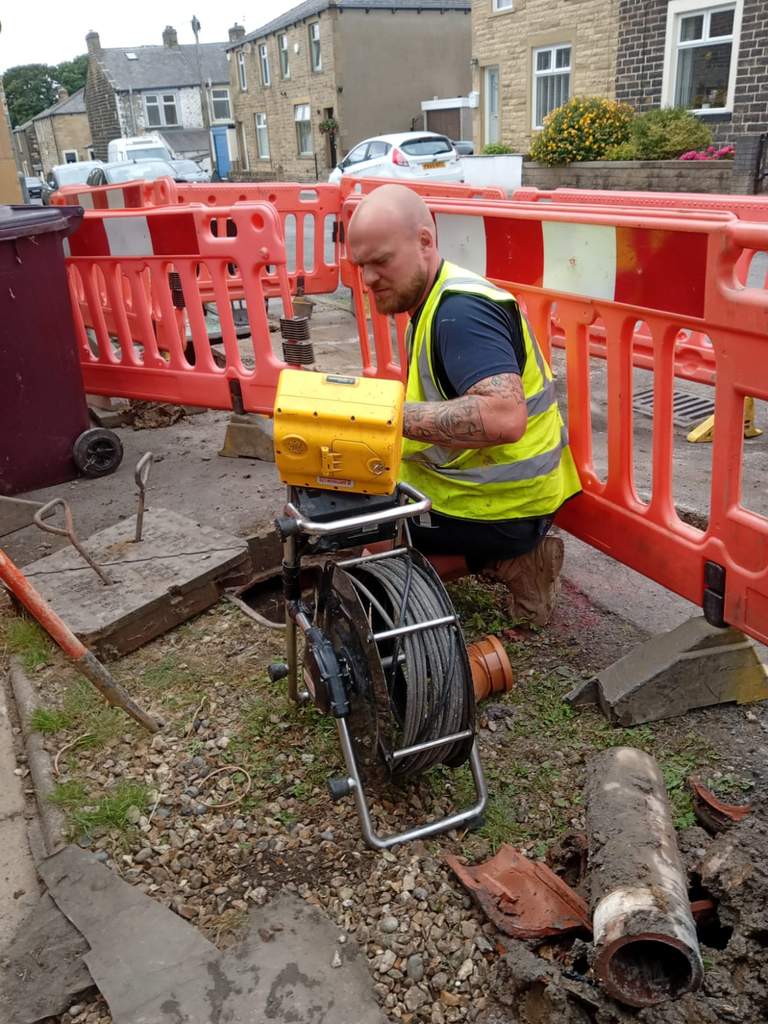 CCTV drain survey on social housing repair for Calico Burnley — M.Smithson LTD