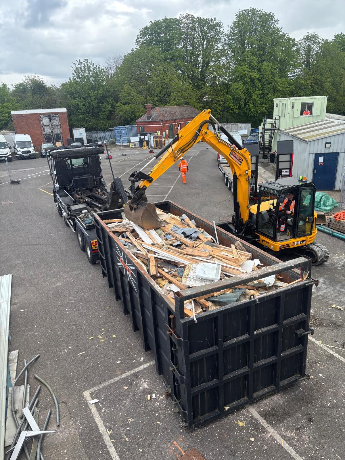 Westbury Rail Station controlled demolition — M.Smithson LTD